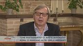 Colpo di sonno per Vittorio Sgarbi
