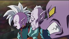 Ep. 104 - Un'eccezionale battaglia alla velocità della luce! Goku e Hit uniscono le forze!