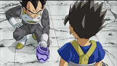 Vegeta affronta il Saiyan del sesto universo