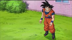 L'aura di Goku va fuori controllo