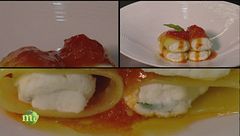 Pacchero ripieno al pomodoro