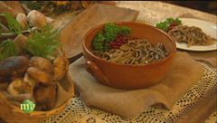 Tagliatelle di segale con funghi