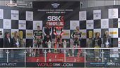 Sbk: il podio di gara-1