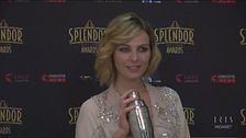 Violante Placido ritira lo splendor Award