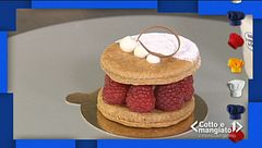 Millefoglie allo yogurt e lamponi