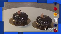 Trancetto al gianduia, pepe e yogurt