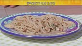 Spaghetti alici e noci