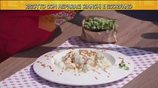 Risotto con asparagi bianchi e scorfano