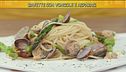 Bavette con vongole e asparagi