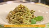 Tagliolini con pesto fantasia