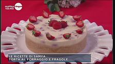Torta al formaggio e fragole