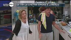 GF VIP: La litre tra Simona e Lorenzo