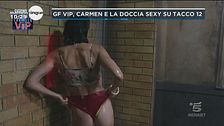 GF Vip 2: Carmen e la doccia sexy