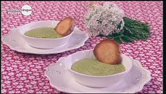 Vellutata di piselli e basilico