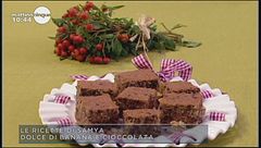 Dolce di banana e cioccolata