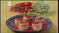 Mini pancake ai fiori d'arancio