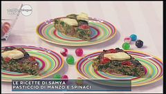 Pasticcio di manzo e spinaci