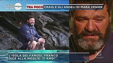 L'Isola dei famosi: le lacrime di Franco