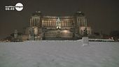 Roma sotto la neve