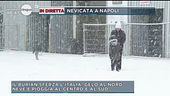 Arriva il grande freddo, nevicata a Napoli