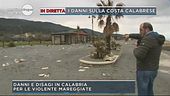 I danni sulla costa calabrese