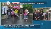 Roma, protesta dei genitori