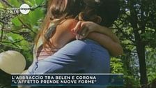 L'incontro tra Corona e Belen