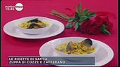 Zuppa di cozze e zafferano