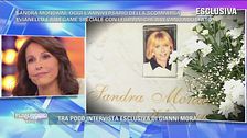 Sulla tomba di Sandra Mondaini