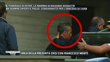 Massimo Bossetti al funeralle di Ester Arzuffi