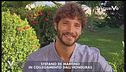 Stefano De Martino in collegamento dall'Honduras