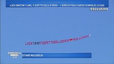 L'aereo di Paola per Luca