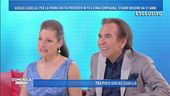 Giucas Casella per la prima volta in tv con la compagna