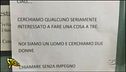 Striscia il cartellone, codice di prenotazione "XMORTE"
