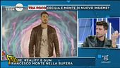 Francesco Monte sotto la casa di Cecilia Rodriguez