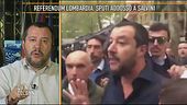 Milano: Matteo Salvini contestato