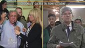 In diretta da Guidonia dopo la sassaiola con i rom