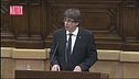 Il discorso di Puigdemont