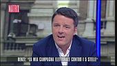 Renzi: "la mia campagna elettorale contro i 5 Stelle"