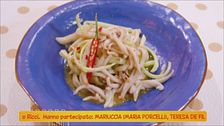 Insalata di seppie e puntarelle
