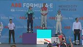 Il podio dell'E-Prix Messico