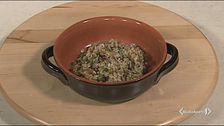 Riso con salsiccia e radicchio
