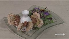 Spiedini di gamberi alle tre panature