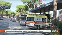 Roma, fuoco in ospedale