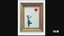 Banksy l'ultima trovata: quadro si autodistrugge