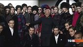 Giorgio Armani in passerella a Milano