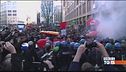Politici in piazza tensione a Milano-Copia