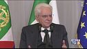 Mattarella in difesa della libertà di stampa