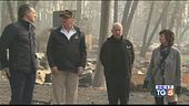 Incendi: Trump sui luoghi del disastro