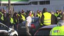 Sit in dei gilet gialli linea dura di Parigi